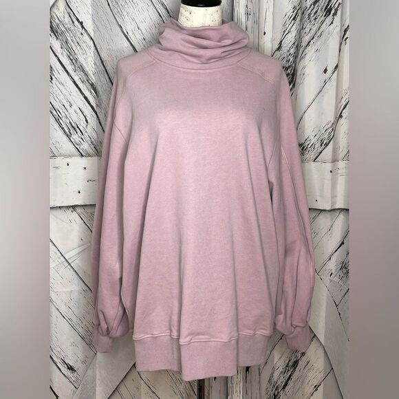LIT Active Whisper Oversized Turtleneck Sweatshirt S - Picture 2 of 8